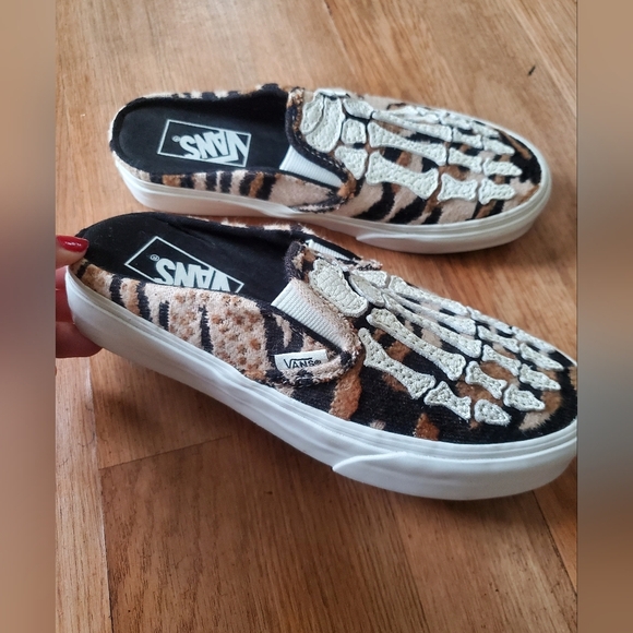 Vans Classic Slip On Hazy Bones Mules, Size 4 Men, 5.5 Women - Picture 1 of 9